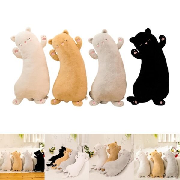 bnf® cat Plush Pillow Sofa Cushion Birthday for Kids Children White Baby | Toys for Baby | Plush Baby Toys - Image 4