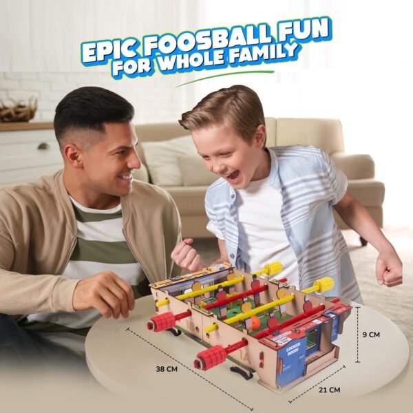 Smartivity DIY Foosball Table for Kids Ages 6-7-8-9-10-11-12 Years I Indoor Scoccer Game | Birthday Gifts for Boys & Girls | STEM Science Toy for Kids Age 6-12 Years Old - Image 2