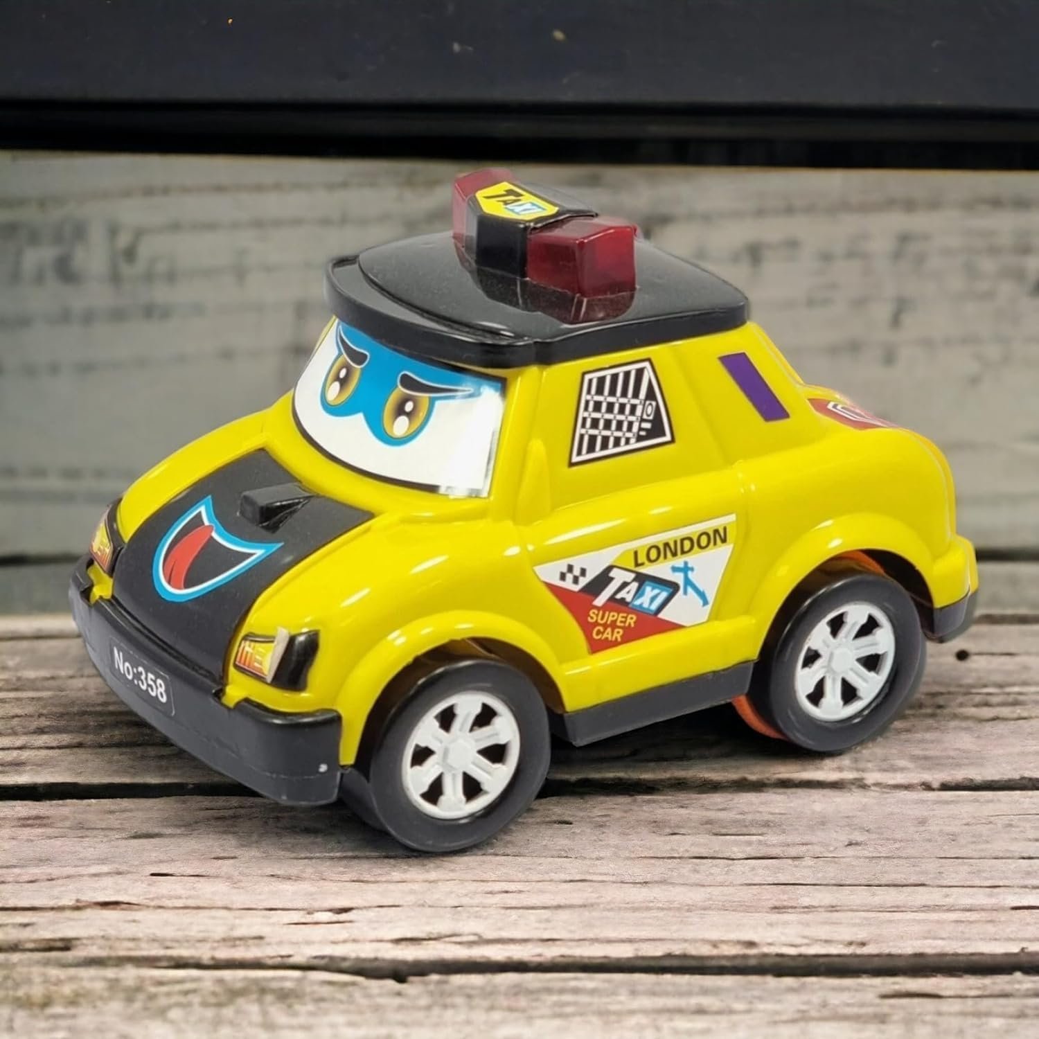 Friction Powered London Taxi Toy Car for Toddlers/Kids/Children | Kids Toys for 2-5 Years | Car Toys for Boys 3-5 | Toy Vehicle | Baby Toy Car - Image 6