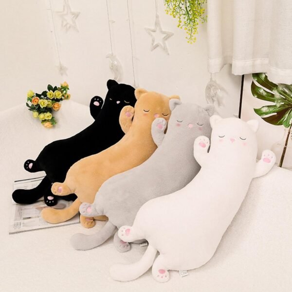bnf® cat Plush Pillow Sofa Cushion Birthday for Kids Children White Baby | Toys for Baby | Plush Baby Toys - Image 2