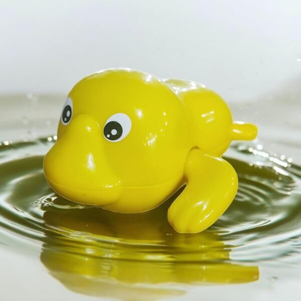 COSMOBABY Premium (Duck & Walrus Combo) Bath Toys, Cute Swimming Bath Toys for Toddlers 1-3, Floating Wind Up Toys for 1-5 Year Old Boy Girl, New Born Baby Bathtub Water Toys, Proudly Made in India - Image 6