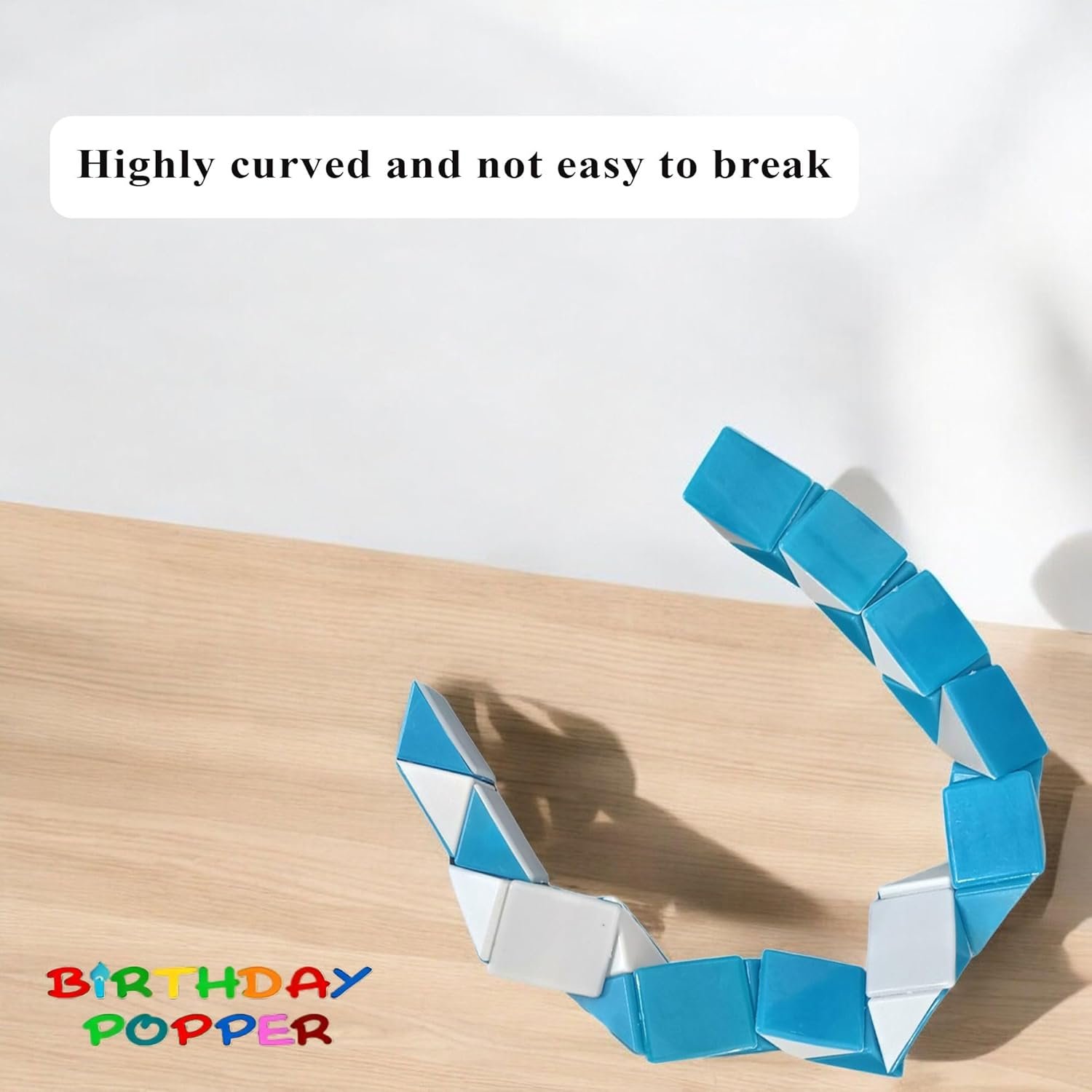 Birthday Popper Large Snake Puzzle - Set of 10 | Ideal for Birthday Return Gifts | Fun & Educational Twist Puzzle Toys,for All Ages - Image 6