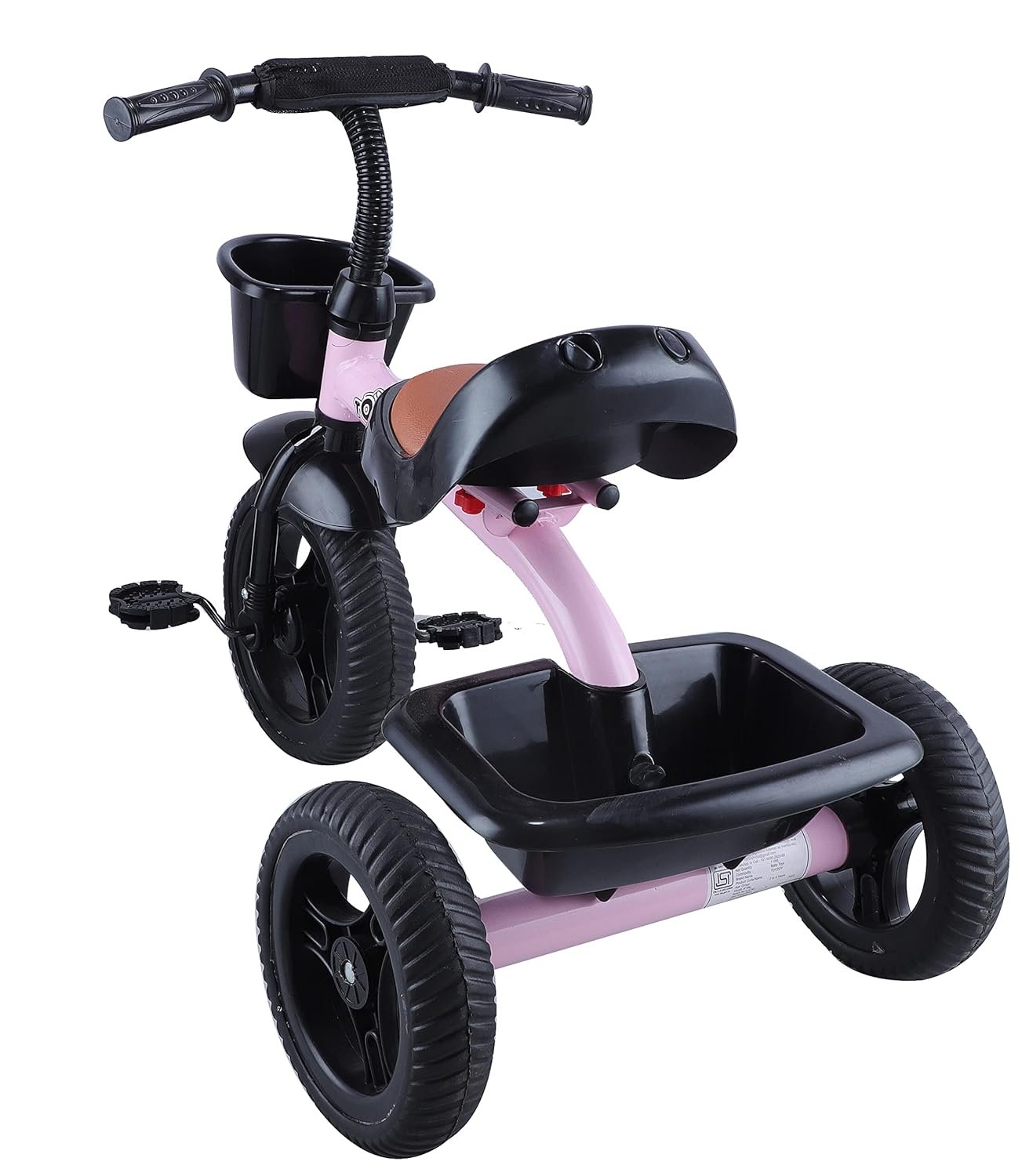 Mac-Lite Trike|Tricycle for Kids|Boys|Girls for|Cycle for Kids 1-4 Years TZ-562 (Pink) - Image 5