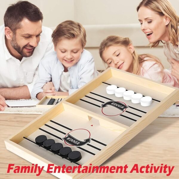 Amisha Gift Gallery Board Games for Kids String Hockey Table Board Games Indoor Games Fastest Finger Games for Kids Fast Sling Puck Board Game for Kids and Adults Big - Image 2