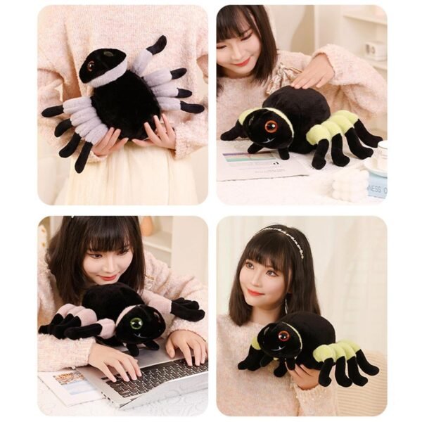 bnf® Stuffed Animal Toy Spider Stuffed Animal for Children Kids Adults Boys Girls Green 40cm - Image 3
