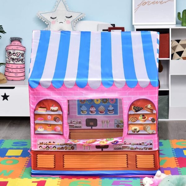 LEZOMZY Playhouses Tent For Kids Outdoor And Indoor Kid Play House Castle Tent Toys For 2-8 Years Old Kids Children Boy Girls Portable Kid Castle Playhouse For Girls & Boys (Candy House),Multicolor - Image 2