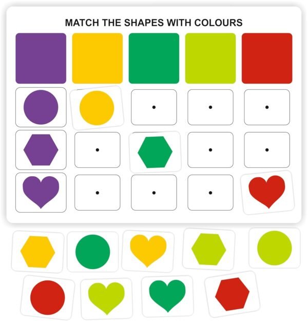 Activity Book|Logical Thinking Velcro Activity Book| Toddlers Busy Binder| Visual,Colour Discrimination,Sudoku,Right Brain Activities,Birthday Gift for Kids Age 2-6 Years|Toys for Kids - Image 4