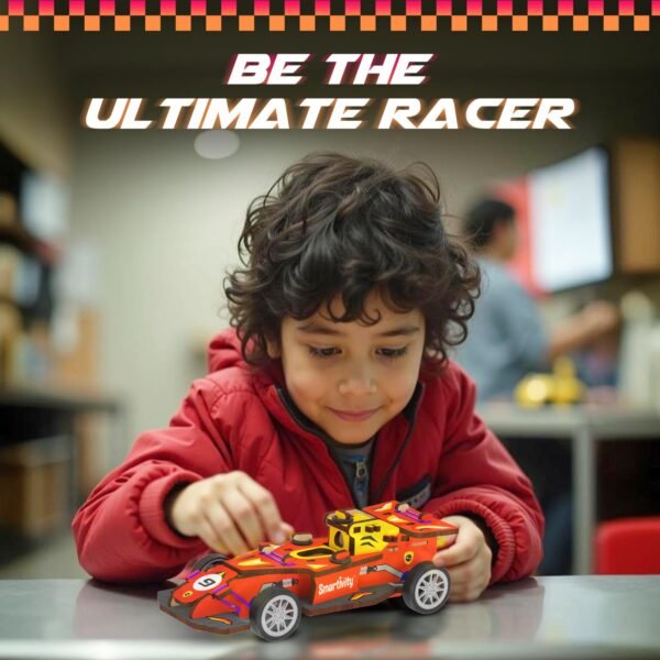 Smartivity DIY Speed CAR Toy for Kids Ages 6-12 | F1- Racing Car with Launcher | Fun Birthday Gift for Boys and Girls | STEM Learning Car Toys for 6,7,8,9,10,11,12 Years - Image 2