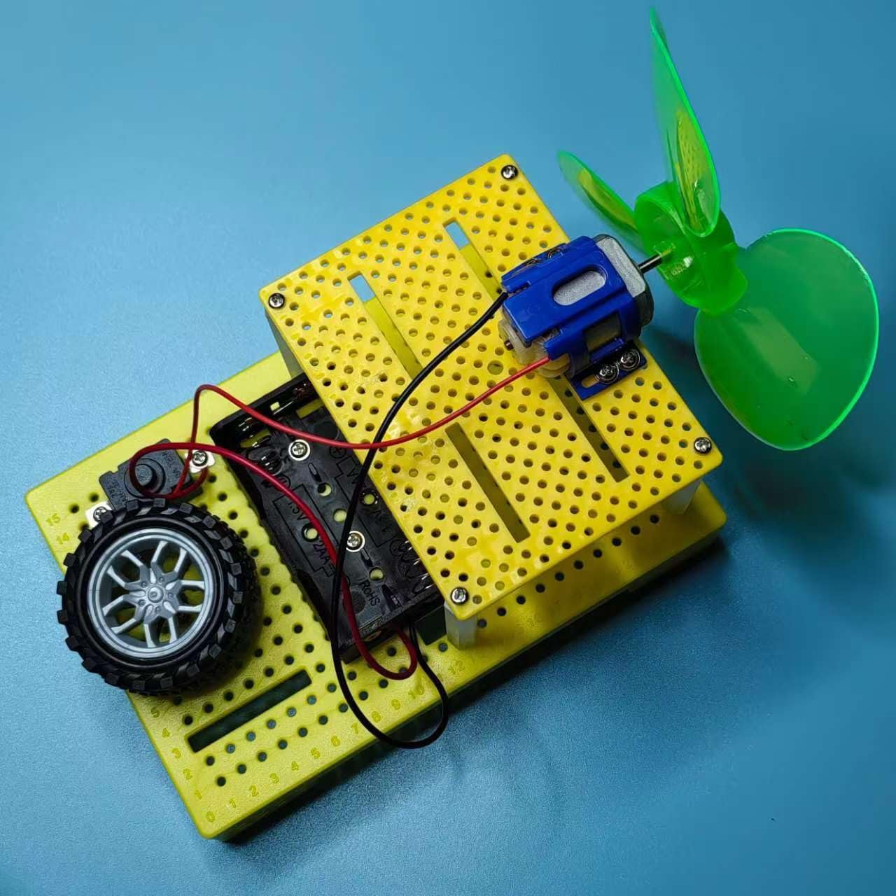 Chocozone Solar Powerder DIY Car Science Toys STEM DIY Toys for Kids Science Experiment Kit Toys for 10+ Years Old Boys and Girls (No Charging) (Fan Powered) - Image 3
