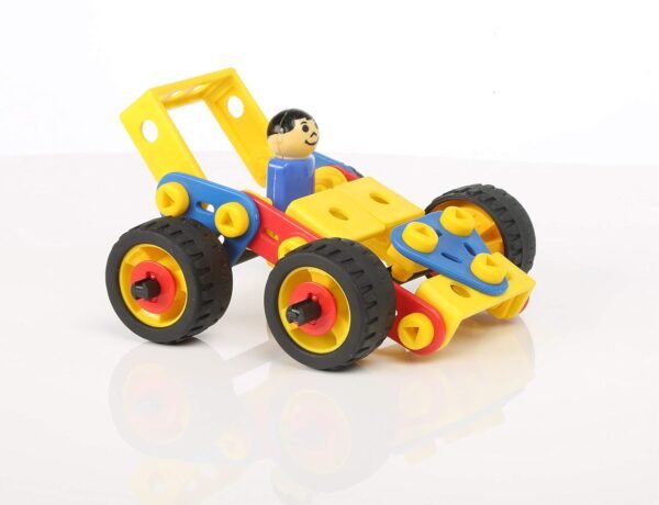 Plastic Mechanix Cars-3, STEAM Educational Toy, Building and Construction Set for Boys And Girls Age 7 yrs+ - Image 4