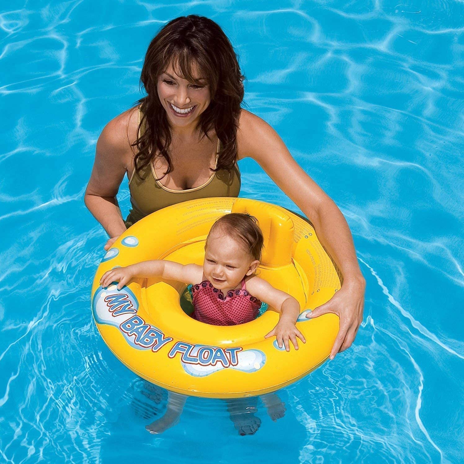 Inflatable Baby Float Ring Swimming Pool Toys Tube Raft for Babies Swimming Toy Stuff & Toddlers 1-3 Years | 26.5 - Image 5