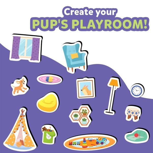Skillmatics Creative Toy Magnetopia - Design Your Home, Interactive Pretend Play Set for Kids, Toddlers, 60+ Magnetic Pieces, Preschool Learning Classic Board Game, Gifts for Unisex Ages 3-7 - Image 6