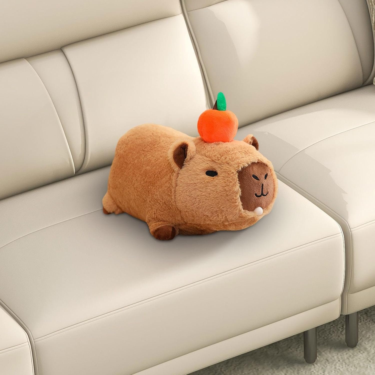 Capybara Stuffed Toy with Sound and Blow Bubbles Capybara Plush Toy for Kids 30cm - Image 6