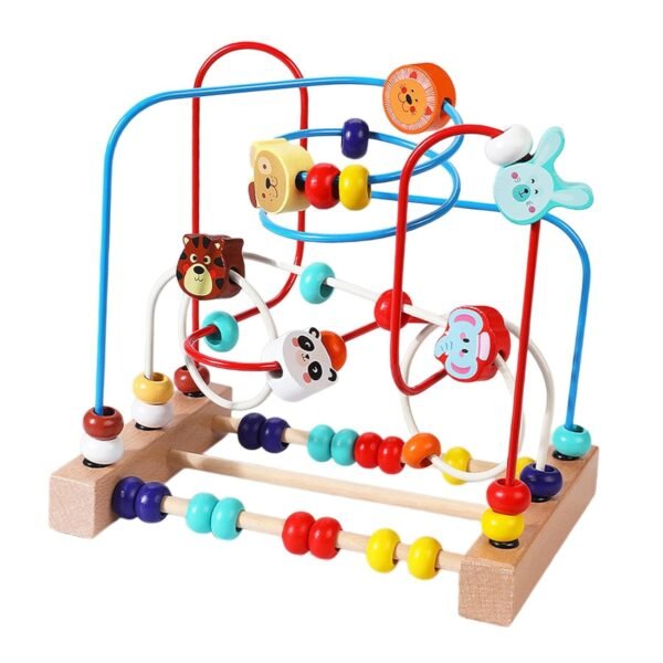 SECRET DESIRE Bead Maze Toy Birthday Gifts Puzzle Beads for Boys Girls Kids Ages 0-3 Years 22.5x22.5x15cm A|Baby|Toys for Baby|Developmental Baby Toys - Image 4