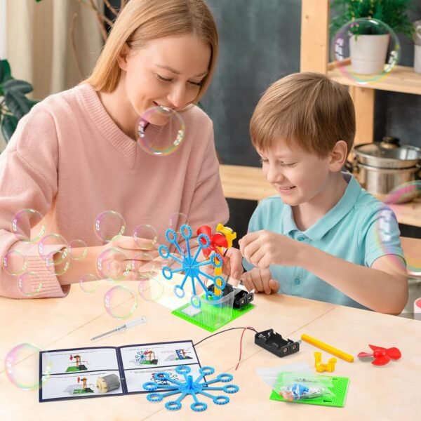 STEM Robotics Kit, Science Experiments for Kids Age 8-12 6-8, STEM Toys Boys Craft Projects 8-10, Engineering Build Robot Building Kits Girls 5 6 7 9 10 8 Year Old Boy Birthday Gift Summer Activities - Image 2