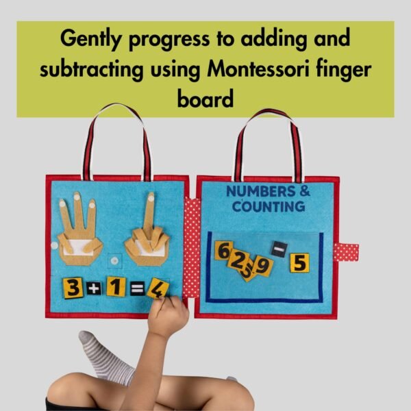 Seraphina My First Montessori Preschool Busy Book for 2-5 Year Old Boys and Girls | Counting, Numbers, Maths, Shapes, Colors, Sizes, Life Skills for Kids to Develop Learning Skills - Set of 3 - Image 5