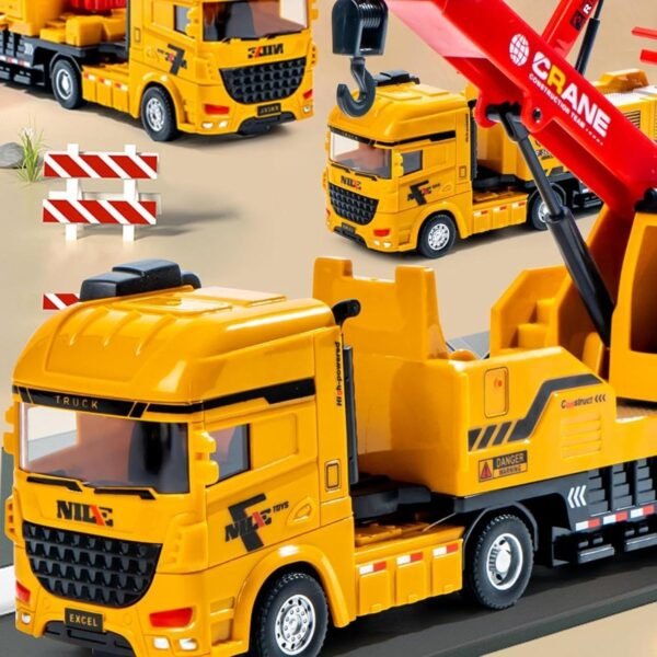 Lyla Friction Powered Vehicle Pull Back Car Model for Children 3-7 Years Old Boys A - Image 2