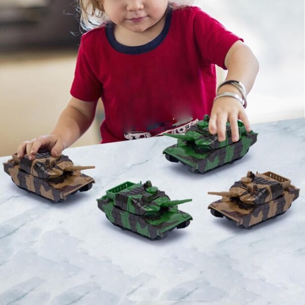 Lyla 3xPull Back Tank Model Toy Realistic Kids Tank for 3-7 Years Old Kids Gift - Image 5