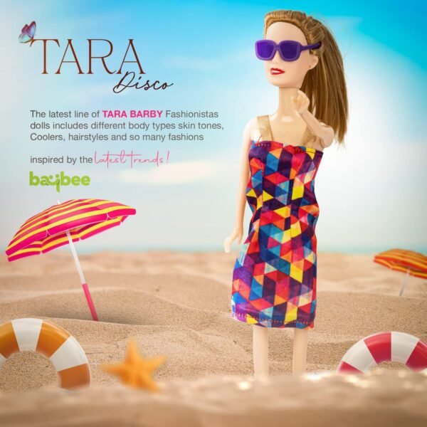 BAYBEE Dolls for Girls, Princess Dress-Up Doll Set for Kids Age 3-5 Years | Fashion Doll with Foldable Hands, Perfect for Creative Play, Fashionable Toy for Girls, Ideal Gift for Kids - Image 6