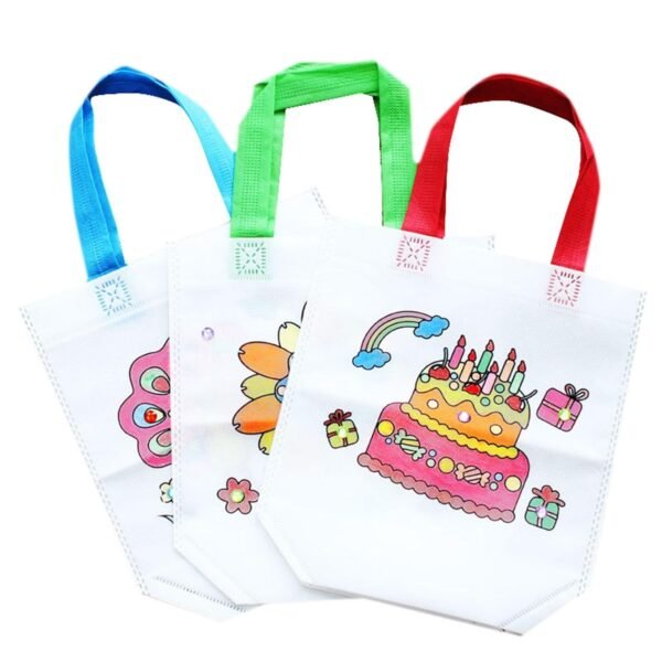 Lyla 5 Pieces DIY Graffiti Bag with Coloring Pens for Ages 3-8 Years Old Boy Girl - Image 4