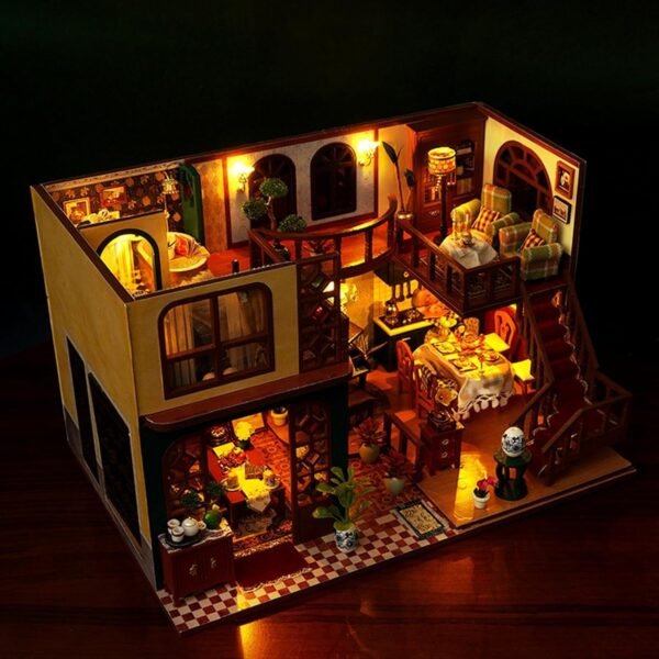 Lyla Miniature Dollhouse Kits Artwork Romm Box for Kids Ages 7 Years Old up Teens - Image 2