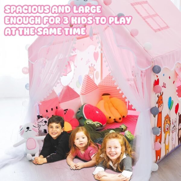 Light Weight Kids Play Tent House for 3-8 Year Old Kids Girls and Boys (7-PA) - Image 3