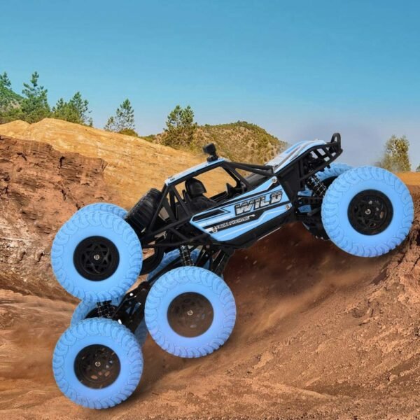 6 Wheel Remote Control Car 2.4G Off-Road RC Monster Truck Double Sided Stunt Car 360° Rotating Twisting Drift Car Toy for Kids Boys Girls 3-8 Year Old (Multicolor) - Image 6