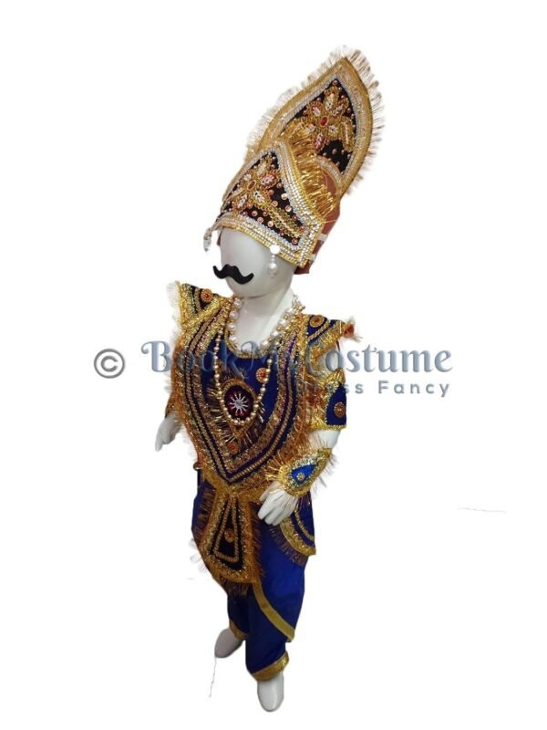 BookMyCostume Meghnath (Meghnad) Indrajit Evil Ramayana Ramlila Kids & Adults Fancy Dress Costume without Sword 6-7 years - Image 4