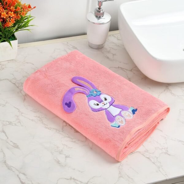 Microfiber Kids Bath Towels Quick Dry Super Absorbent Super Soft Bath Towel for Babies Toddler-Baby Towel for Boys and Girls (Pink, Pack of 1)