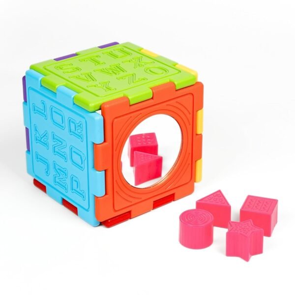 Activity Cube for 1-5 Year Old Children - Baby Activities Toy, Multicolor
