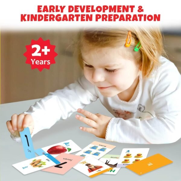 My First Flash Cards for Kids (Combo of 3): Alphabets, Numbers, Hindi Varnamala | 108 Cards for Preschoolers & Toddlers 2-6 Years | Learning Guide & Activities Included - Image 4