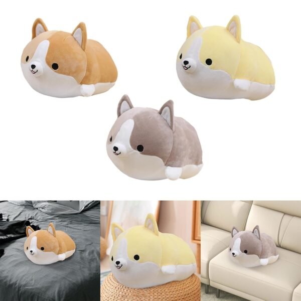 bnf® Stuffed Corgi Dog Plush Toy Valentine\'s Day Gifts for Kids Boys Girls Adults Brown - Image 4