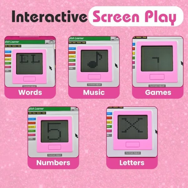 Cable World Educational Laptop Computer Toy Educational Computer for Kids Above 3 Years - 20 Fun Activity Learning Machine, Now Learn Letter, Words, Games, Mathematics, Music, Logic, Memory Tool,Blue - Image 4