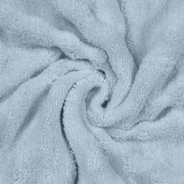 haus & kinder 100% Cotton Zero Twist 2 Piece Bath Towel Set, Highly Absorbent, Large Size Super Soft Coral Fleece Bathing Towel for Men, Women, Hote & Spa - 530 GSM, Sky Blue & Blush - Image 4