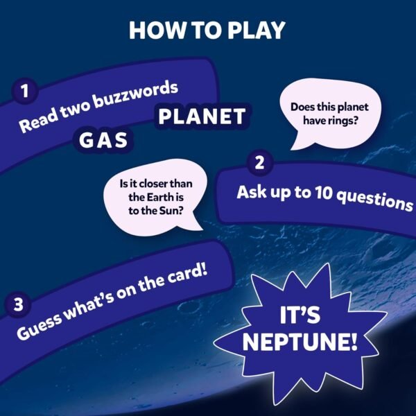 Skillmatics Guess in 10 NASA Space, Perfect for Boys, Girls, Kids & Families Who Love Card Games, Educational Toys, Travel Games, Gifts for Ages 8, 9, 10 and Up - Image 4