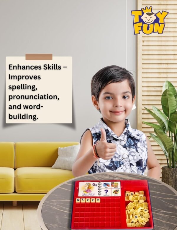 TOY FUN Educational Spelling Word/Puzzle Game for Kids of Age 3 Years and Above - Image 4