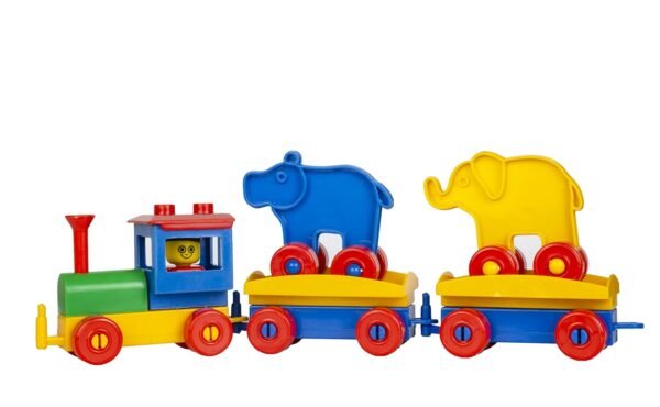 TOY FUN Animal Train Set Building Blocks Set for Kids Age 3 Years and Above - Image 3