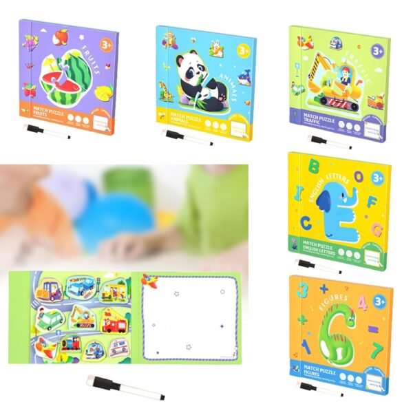 bnf® Matching Puzzles Game for Toddlers 1-3 for Kids Gifts Fine Motor Skills Kids Fruits - Image 4