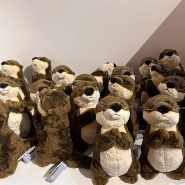 bnf® Cartoon Stuffed Otter Toys Living Room Decoration for Adults Kids Boys Girls 30cm