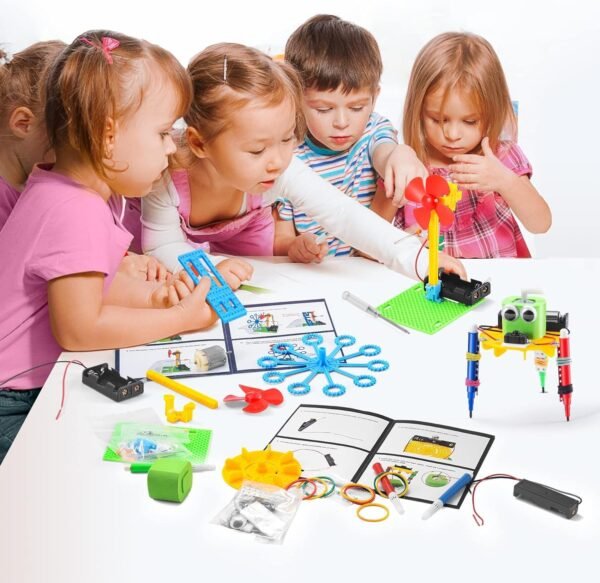 STEM Robotics Kit, Science Experiments for Kids Age 8-12 6-8, STEM Toys Boys Craft Projects 8-10, Engineering Build Robot Building Kits Girls 5 6 7 9 10 8 Year Old Boy Birthday Gift Summer Activities - Image 6