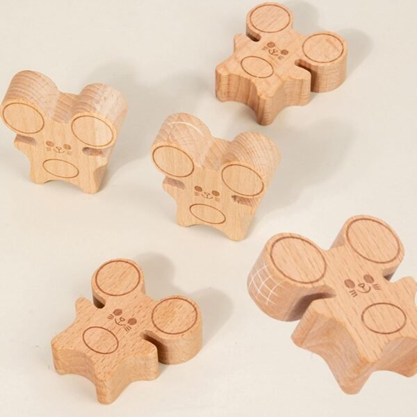 bnf® Montessori Wooden Toys Interactive Stacking Wodoen Toys for Girls Boys Gifts - Image 6