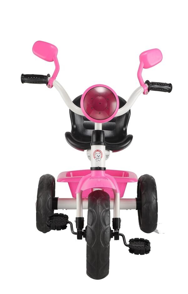 Melody Lite Kids|Baby Trike|Tricycle with Light and Music for Kids|Boys|Girls|Cycle for Kids 1-4 Years TZ-545(Pink) - Image 3