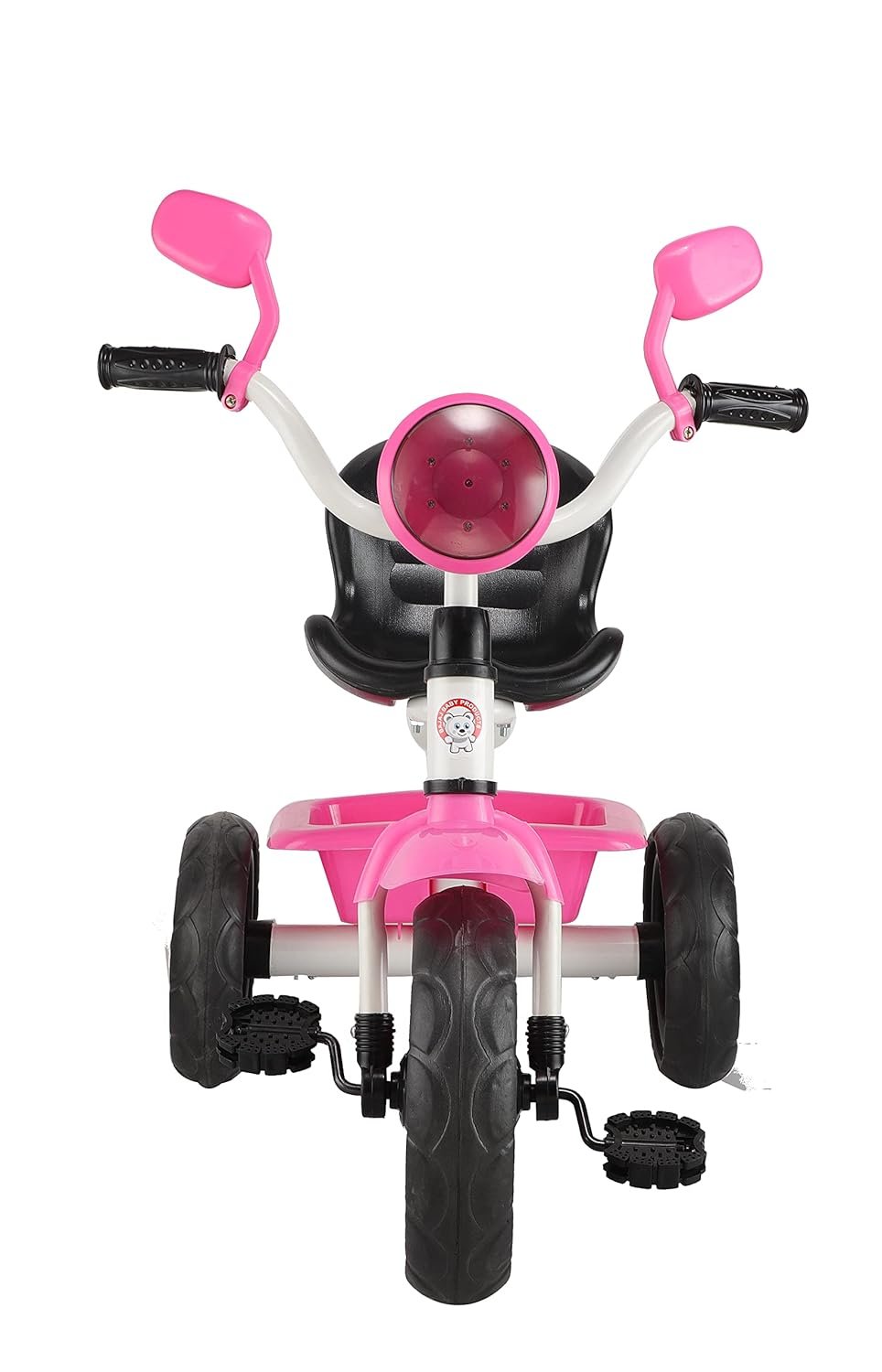 Melody Lite Kids|Baby Trike|Tricycle with Light and Music for Kids|Boys|Girls|Cycle for Kids 1-4 Years TZ-545(Pink) - Image 3