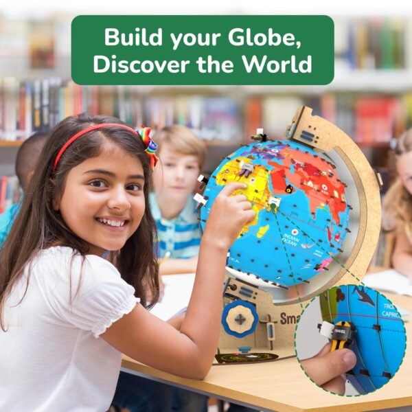 Smartivity Globe Explorer I AR Based Toy for Kids 8-14 Years Old | 1000+ Facts About Animals, Monuments, Places & More I Birthday Gift for Boys & Girls I DIY STEM Educational Science Toy for Kids - Image 2