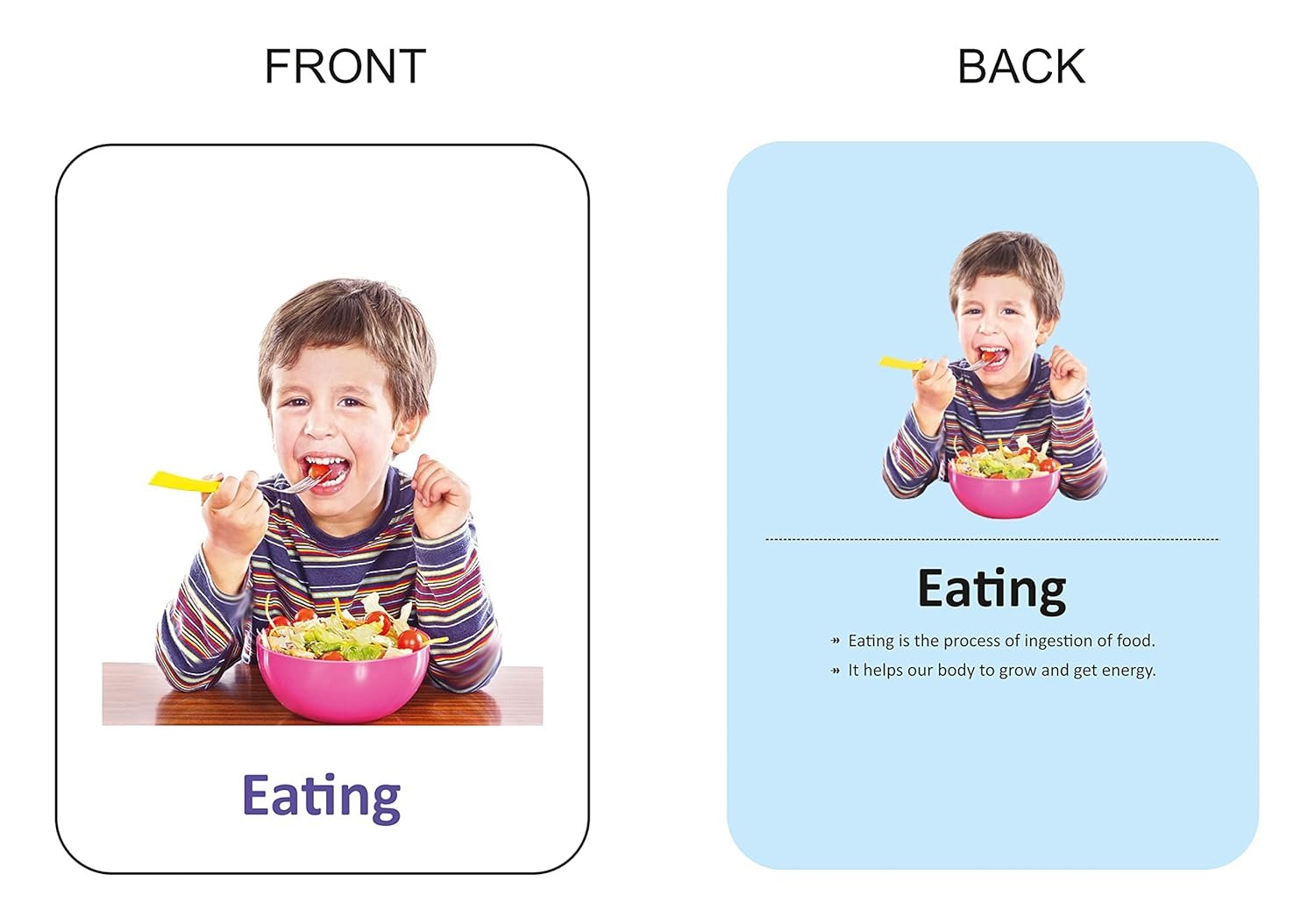 Premium Action Flash Cards for Kids Early Learning | Easy & Fun Way of Learning 1 Year to 6 Years Babies Smart Toys - Image 4