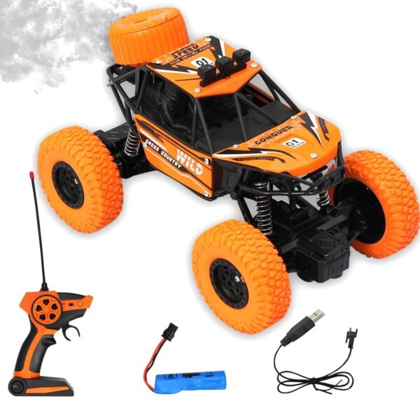 1:20 Racing Mist Smoke Remote Control Car for Boys and Girls Rock Crawler with High Speed Fucntions 2WD OffRoader, Birthday Festive Gift for Kids 2-12 Years Old