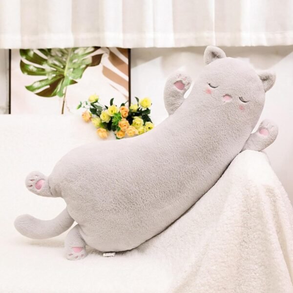 bnf® cat Plush Pillow Sofa Cushion Birthday for Kids Children Grey Baby | Toys for Baby | Plush Baby Toys - Image 2