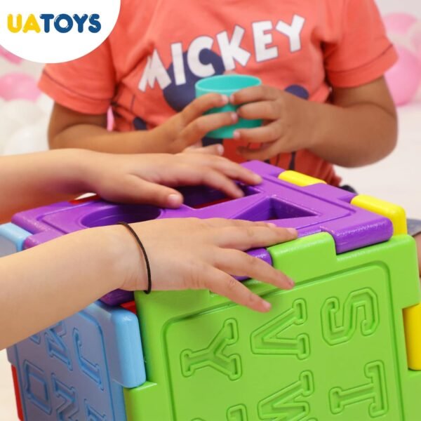 Activity Cube for 1-5 Year Old Children - Baby Activities Toy, Multicolor - Image 5