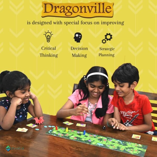 Dragonville Board Game | Ages 6+ Years | Kids and Families | Quick Strategy for 2 to 5 Players - Image 5
