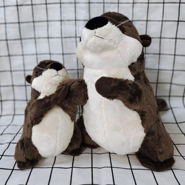 bnf® Cartoon Stuffed Otter Toys Living Room Decoration for Adults Kids Boys Girls 30cm - Image 2